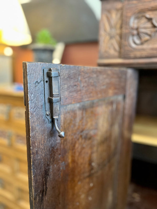 Antique Primitive Style Wooden Cabinet - Little Boho Valley