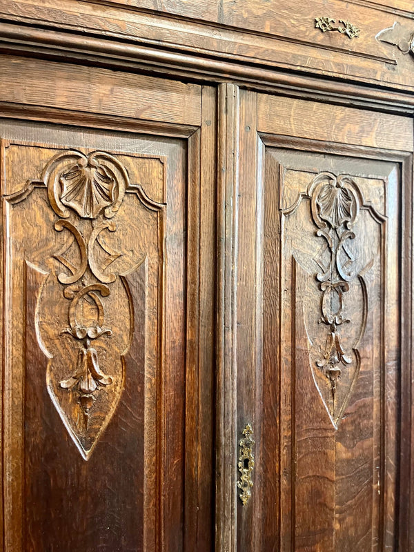 Antique Primitive Style Wooden Cabinet - Little Boho Valley