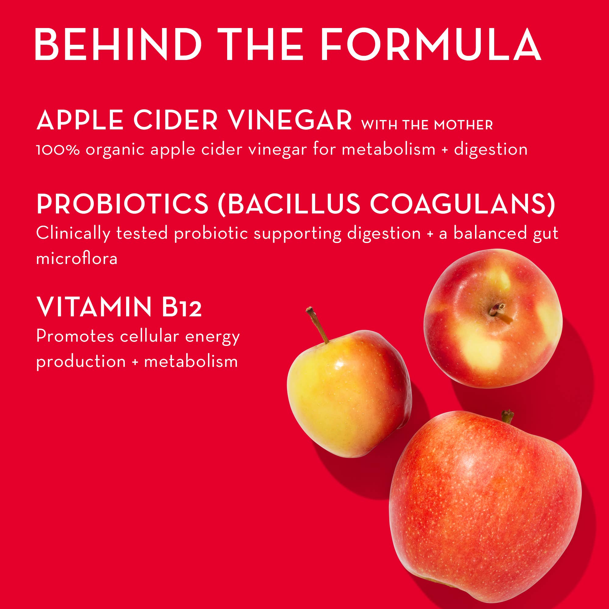 Hum Nutrition - PRO ACV GUMMIES FOR DIGESTIVE HEALTH & SUPPORTS METABOLISM - Little Boho Valley