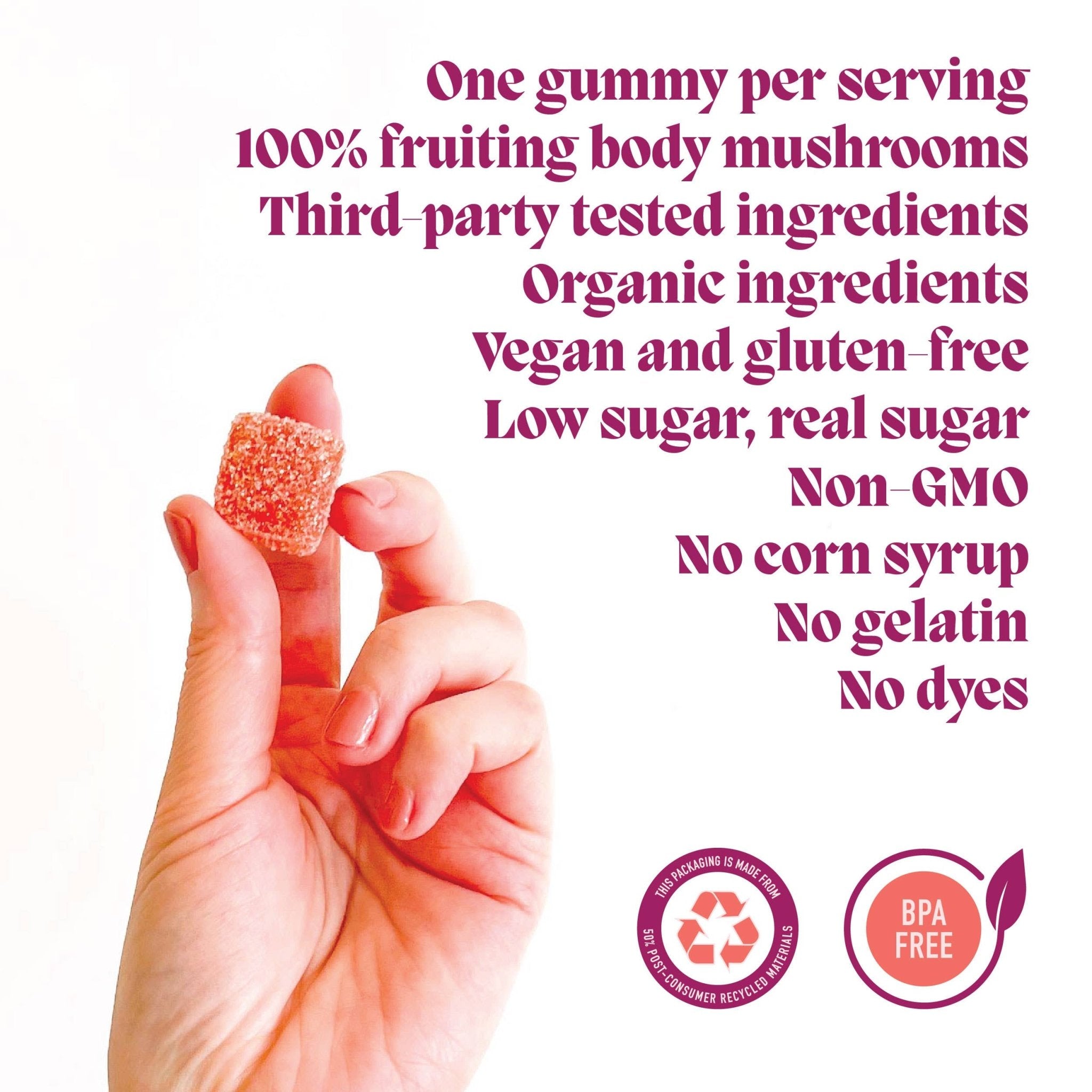 Microjoy - Elevate Mushroom Gummies (5) / Vegan Supplement / Mood - Little Boho Valley