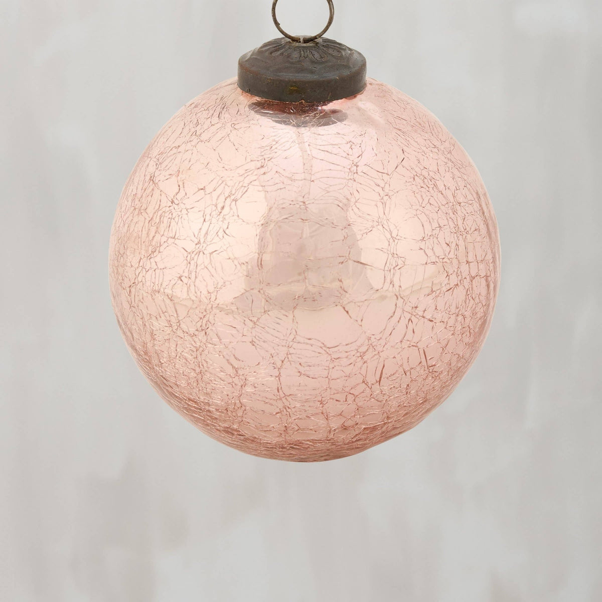 Primitives by Kathy - Pink Ball Glass Ornament Lg - Little Boho Valley