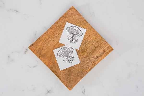 Temporary Tattoo - 2" Lotus Bloom Tattoo - Little Boho Valley