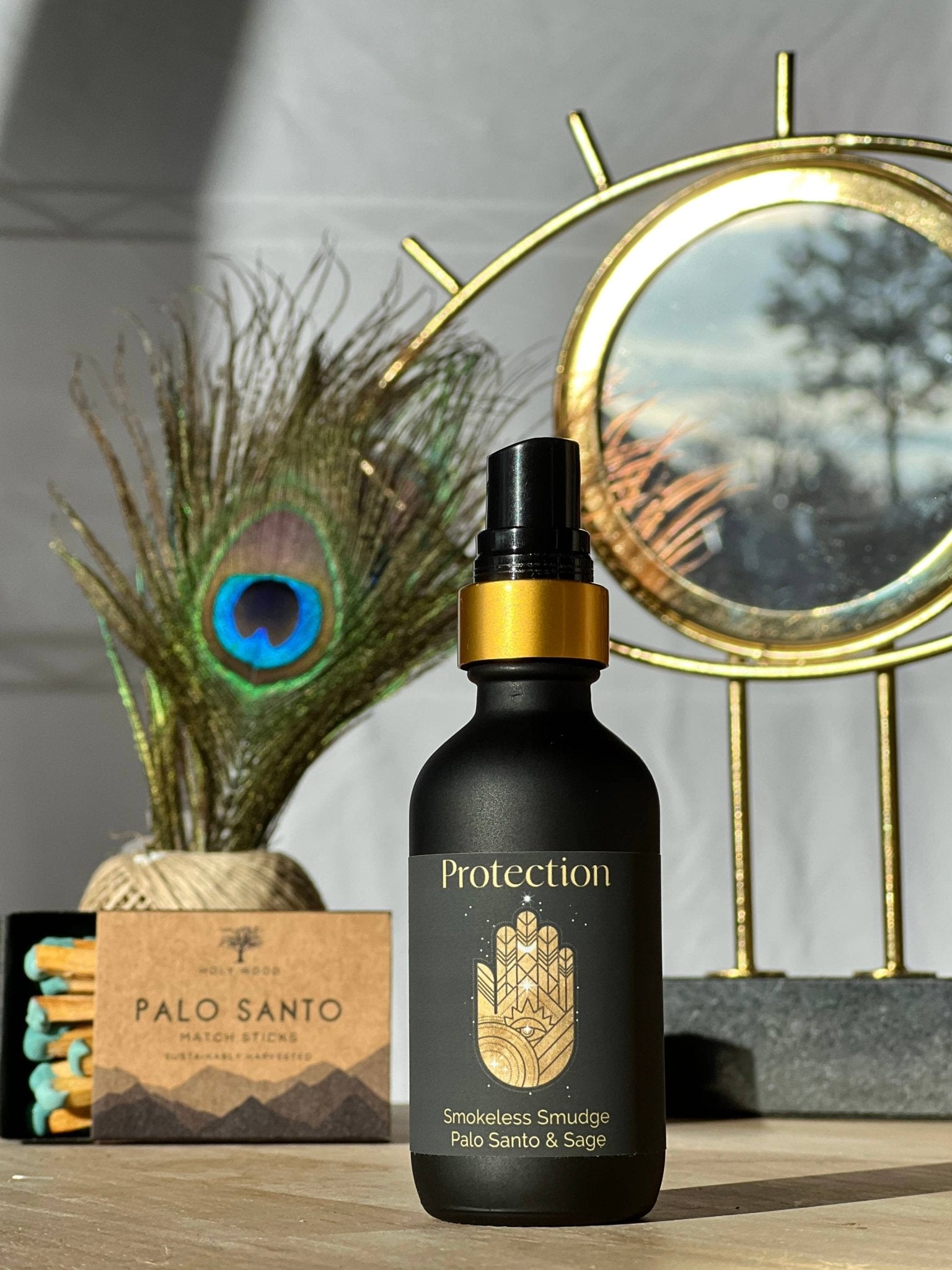 The Sacred Wild Candle Co - Protection Aromatherapy Body & Room Myst - Little Boho Valley