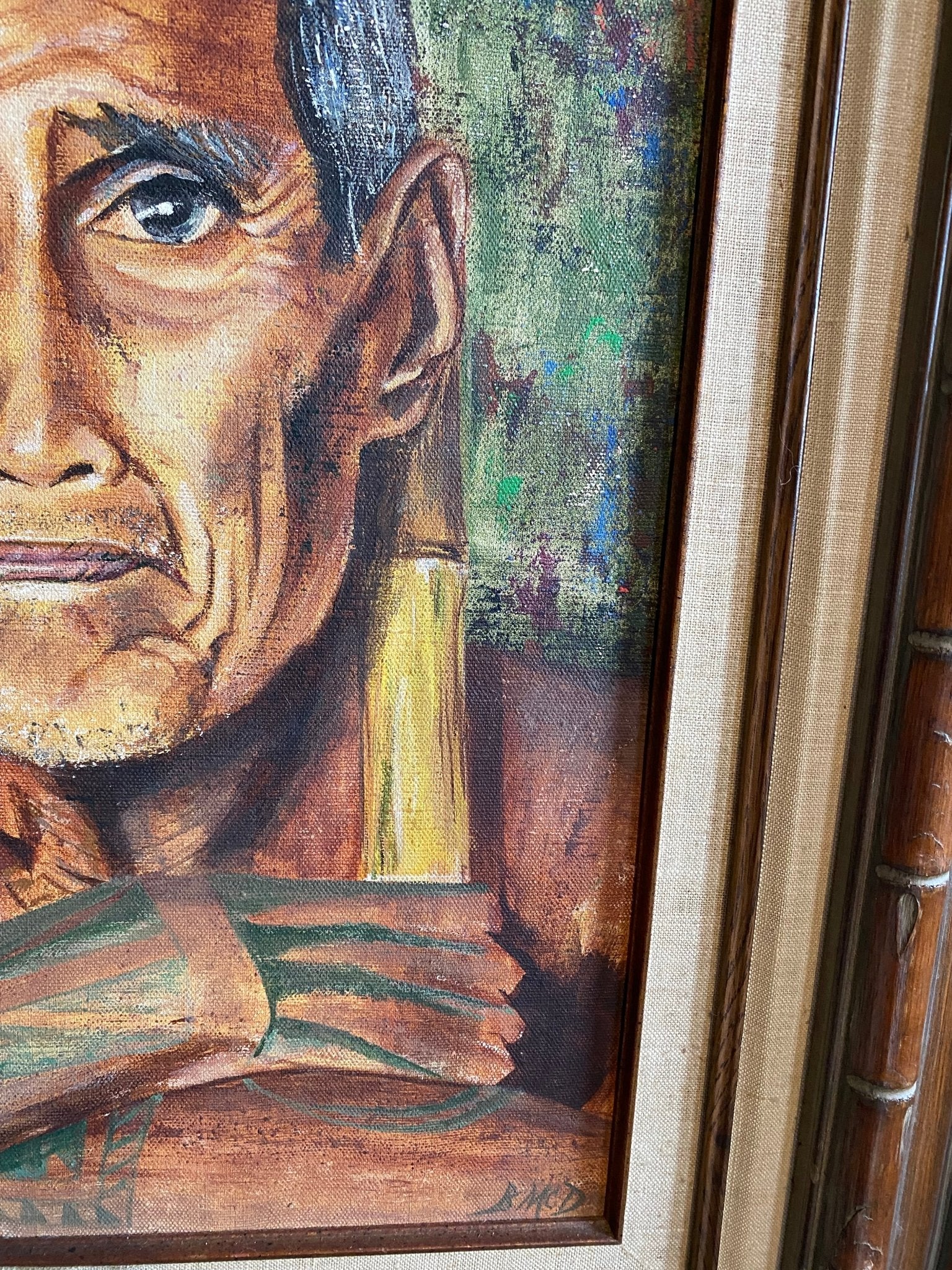 Vintage art - old man of the sea  - Little Boho Valley