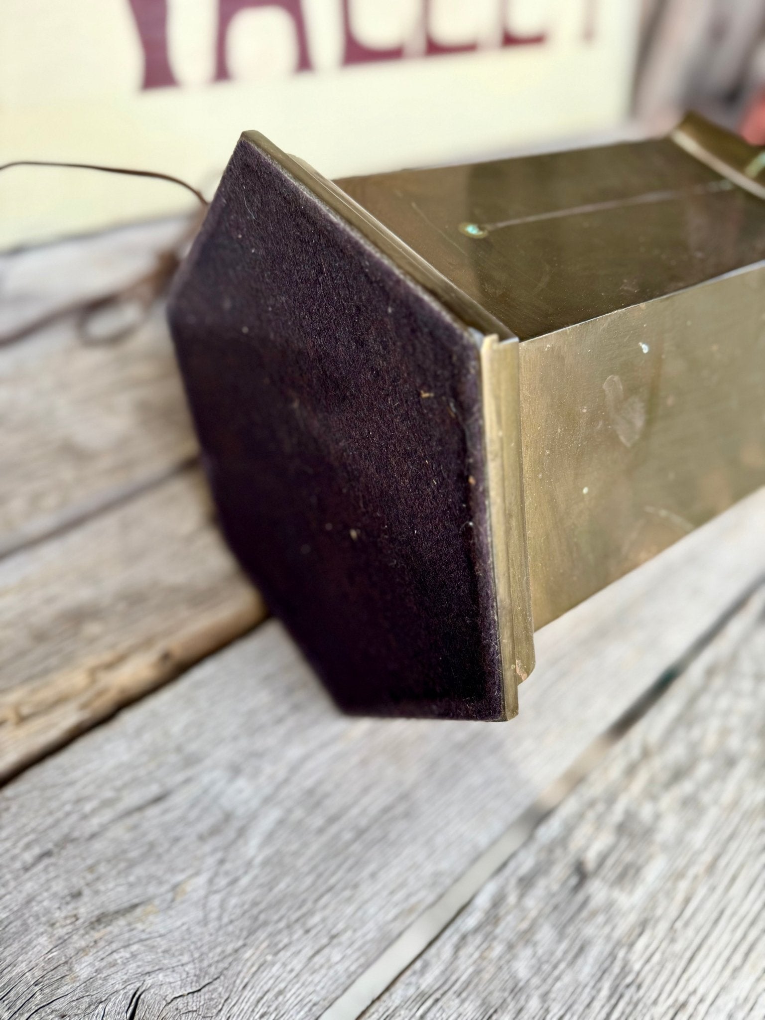 Vintage Brass Tea Caddy Lamps with Original Finials - a Pair - Little Boho Valley