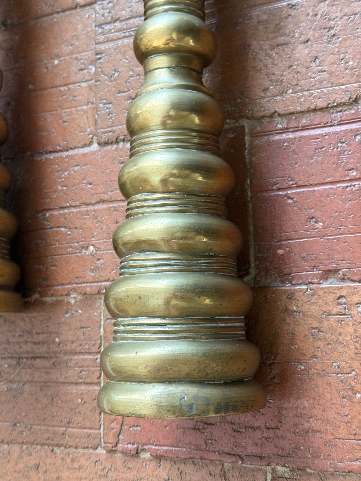 Vintage Large Brass Candle Holders - Little Boho Valley