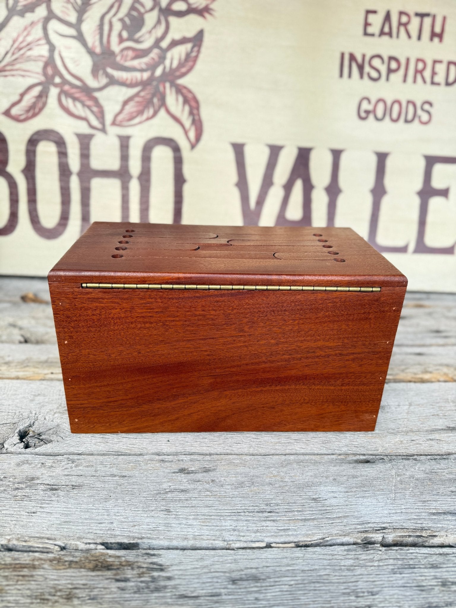Vintage Wooden Tongue Drum - Little Boho Valley