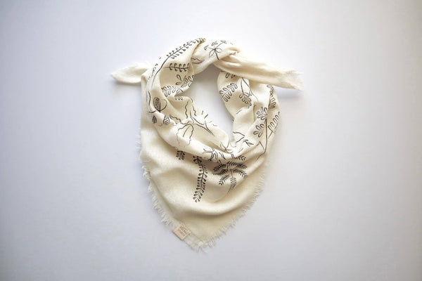 natural silk bandana