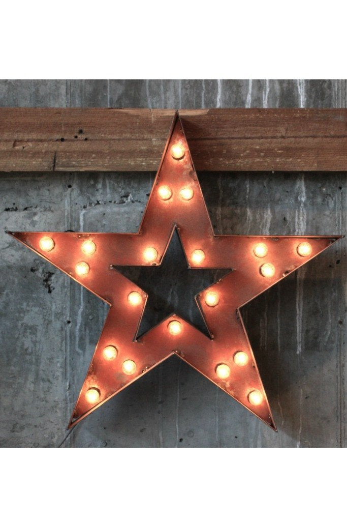 STAR MARQUEE SIGN - VINTAGE METAL STYLE Gypsy Jule