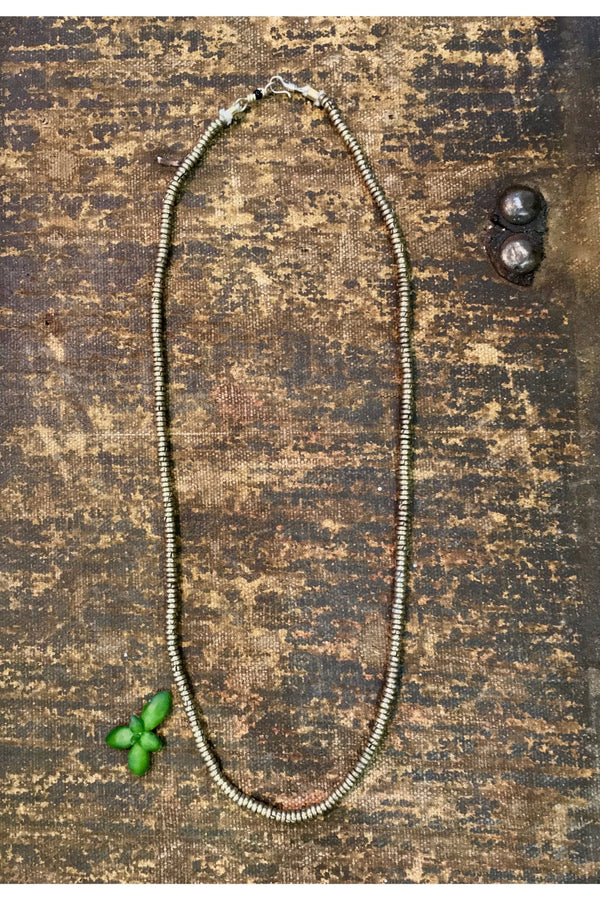 ANTIQUED SEED BEAD NECKLACE - Little Boho Valley