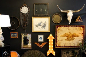 How To Create A Rustic Boho Gallery Wall - Little Boho Valley