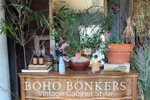 I'm Lusting Over This Vintage Cabinet - Little Boho Valley