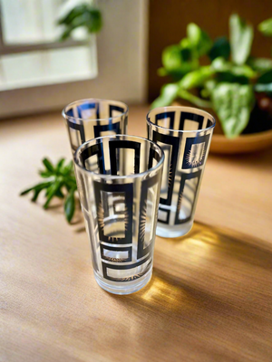 Retro style glassware