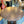 Antique Dark Wood Pedestal Table