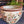 XL vintage fish bowl planter pot