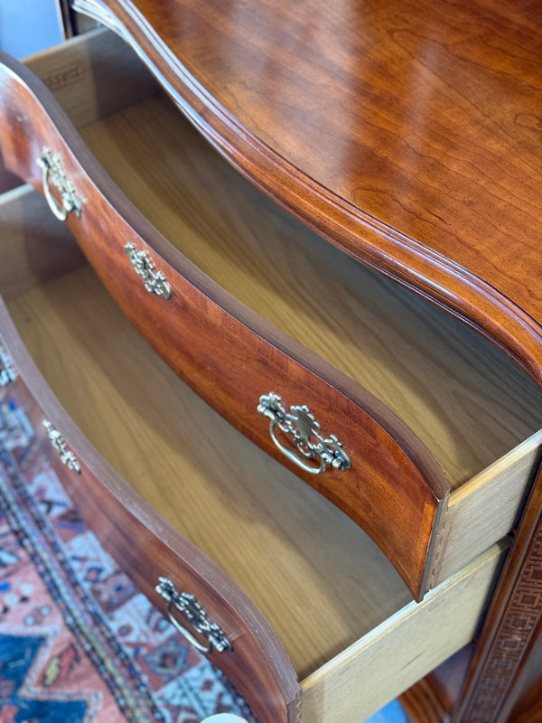 Vintage Bassett Serpentine Front Cabinet