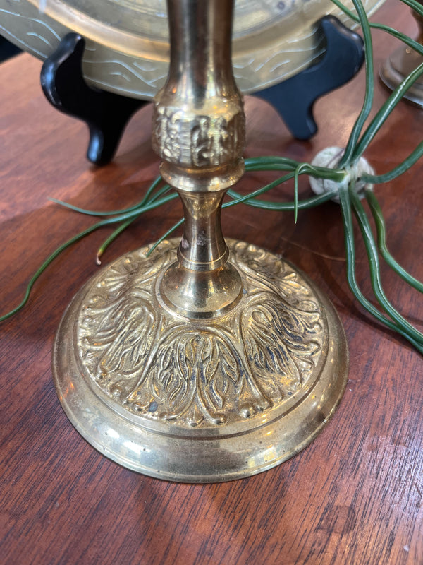 Made in India Brass Engraved Candlestick