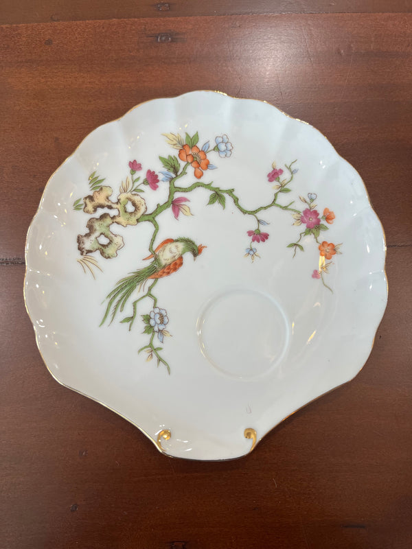 Scallop tea plate