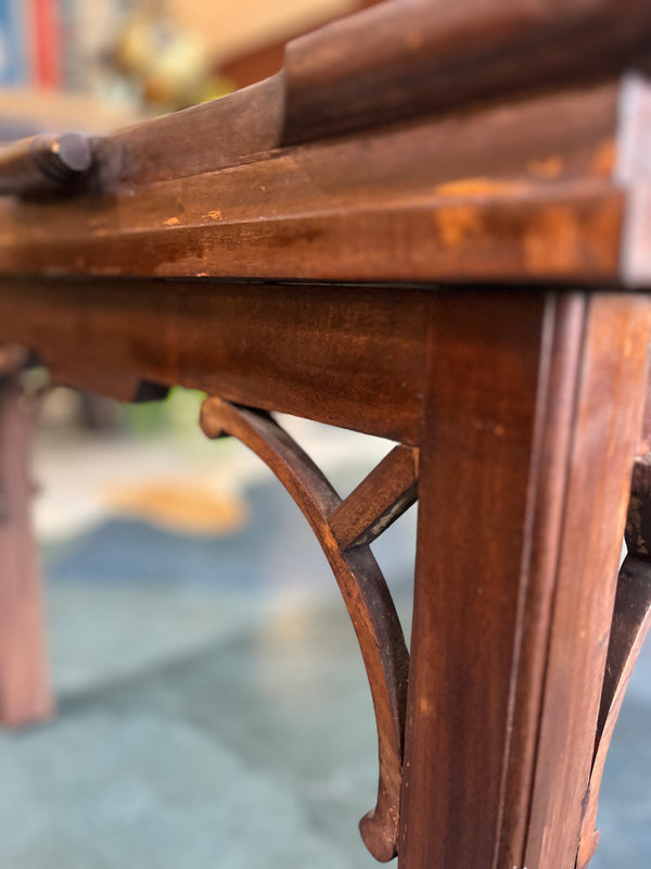 Vintage Chippendale style wooden table