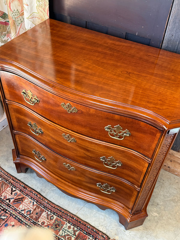 Vintage Bassett Serpentine Front Cabinet