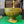 Vintage Green Bowl Vase