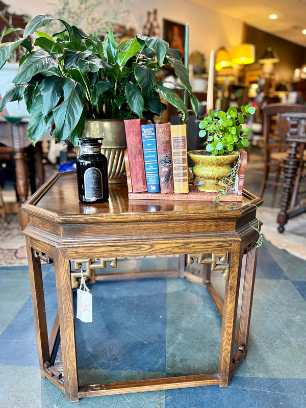 Vintage  Chinoiserie Style Side Table
