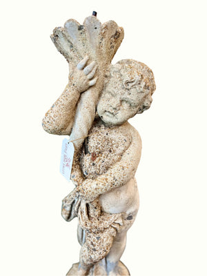 vintage angel fountain