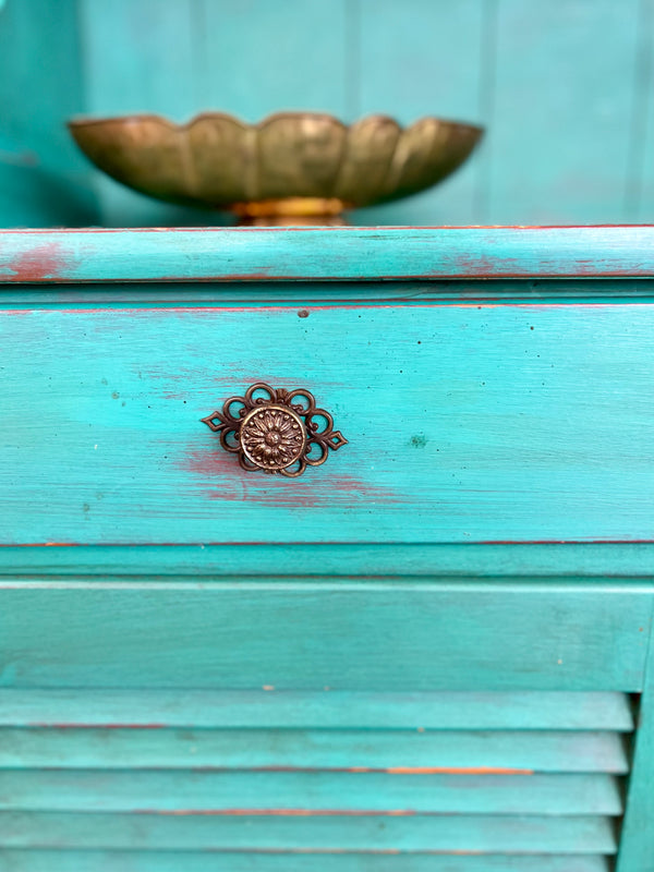 Vintage brass knobs