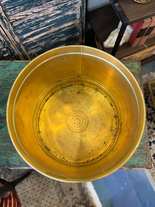 Large brass planter