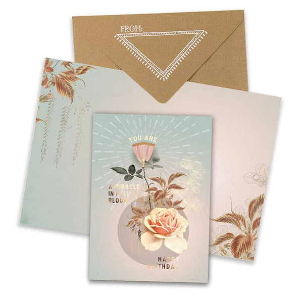 PAPAYA - Greeting Card, Full Bloom