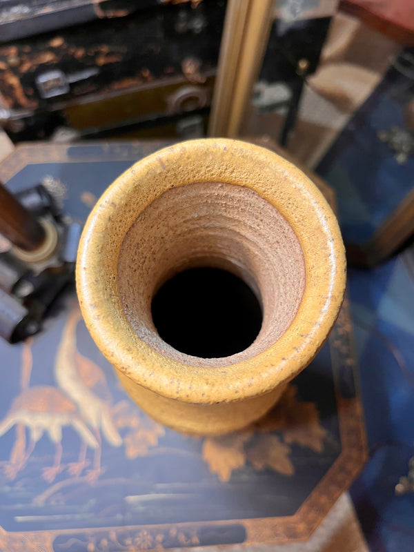 Yellow decor vase
