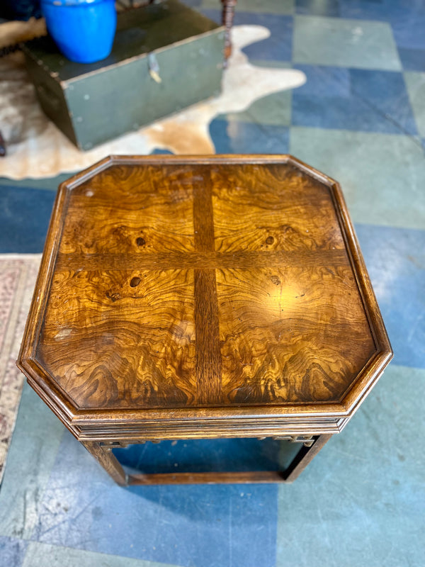 Vintage  Chinoiserie Style Side Table