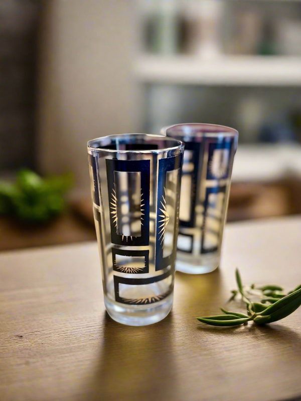 Vintage mcm glassware