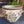 XL vintage fish bowl planter pot