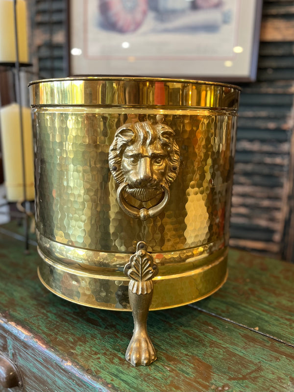 Vintage Brass Planter
