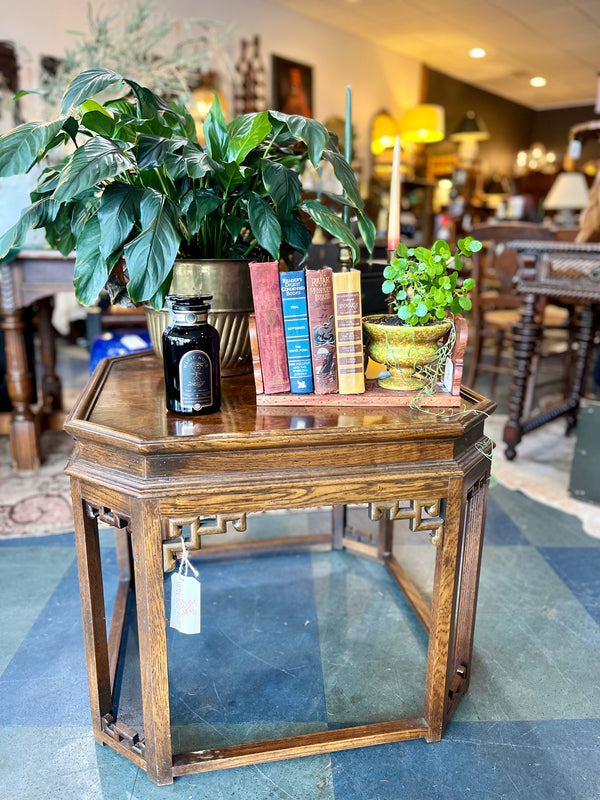 Vintage  Chinoiserie Style Side Table