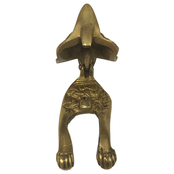 Antiqued Brass Fox Door Knocker - 6 1/4 “