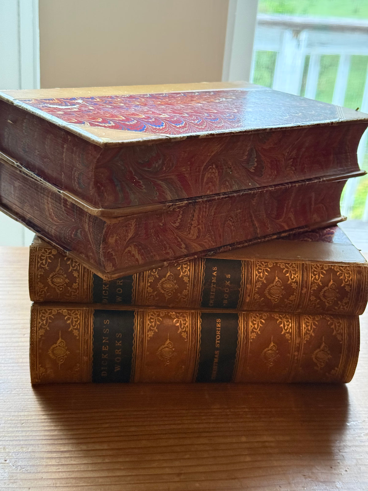 Antique Charles Dickens Books - Set of 17