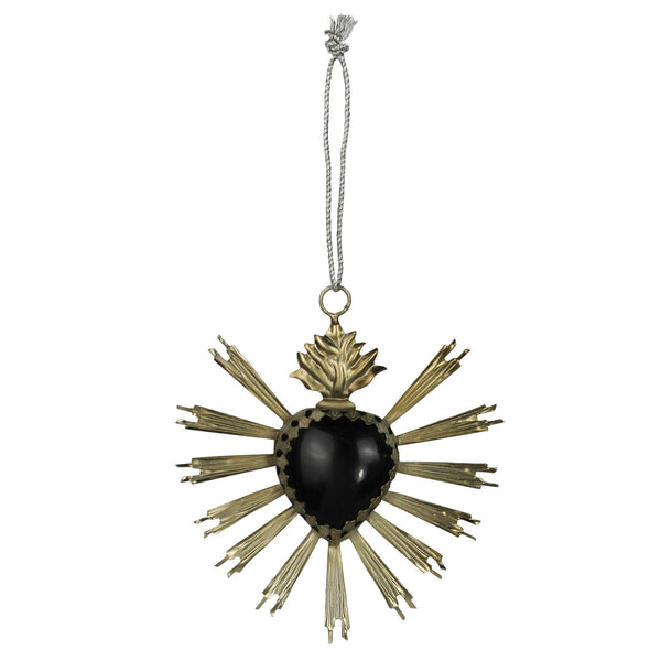 Aged brass style ornament