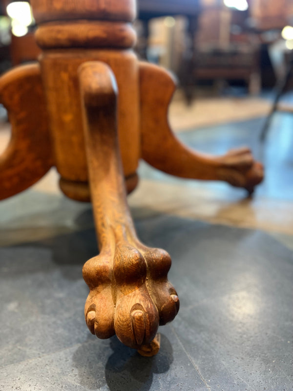 Carved wood feet
