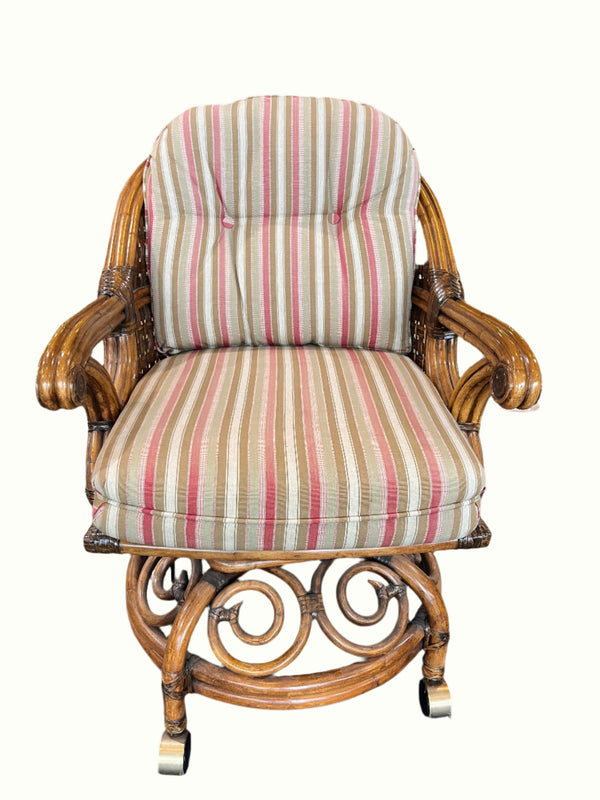 Striped cushion