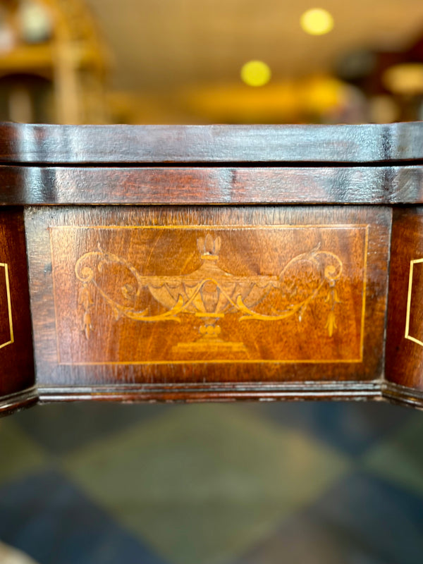 Antique Federal Inlaid Mahogany Card Table