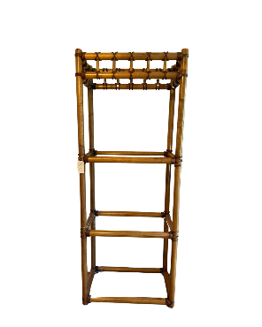 vintage bamboo shelving 