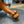 Carved wood feline feet