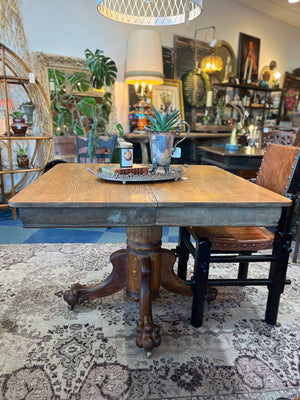 Square wood table top