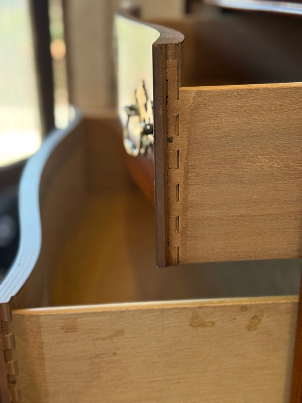 Vintage Bassett Serpentine Front Cabinet