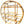 Large round rattan shelf