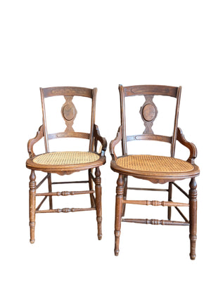 Pair of dining chairs