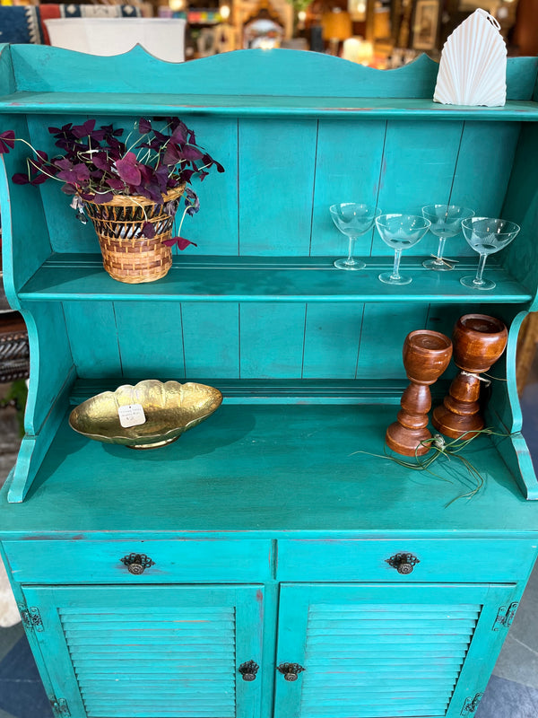 Vintage painted hutch