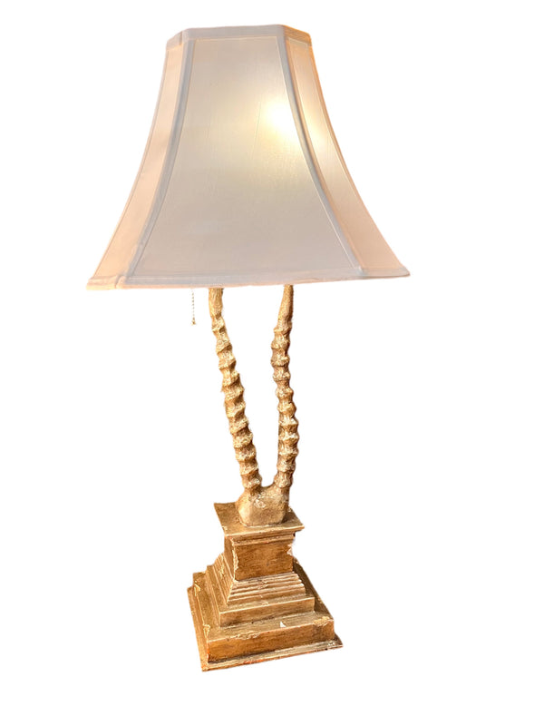 Vintage Antler Lamp